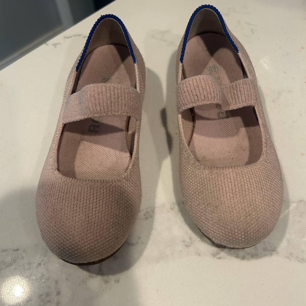 Rothy's Kids Mary Jane Shoes in Pink